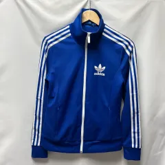 正規品/95 adidas アディダス ヨーロッパ レディース ブルー 青 トラックジャージ/ジャージ