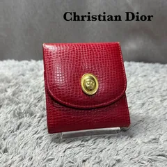 Christian Dior クリスチャンディオール コインケース 小銭入れ レザー レッド