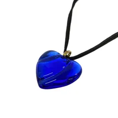 Baccarat(バカラ) ネックレス美品  - ブルー ハート