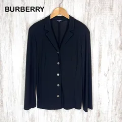BURBERRY LONDON バーバリーロンドン テーラードジャケット ブラック レディース トップス 薄手 大きいサイズのサムネイル