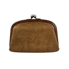 オールドコーチ COACH がま口 レザー コインケース ブラウン