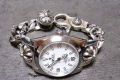 ⭐️CMJG Watch 時計ベルト ハーフフラワーベルト 15.5cm 刻印有り 