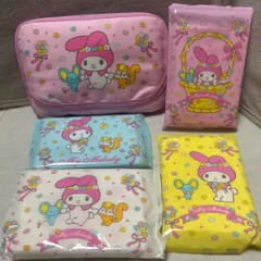 Ｍy  Ｍelody  2000      ティッシュ&ケース、ミニティッシュ4個入りセット　ブーケ　　　　ヴィンテージ品