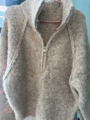 ニットハーフジップ