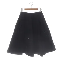 アンダーカバー UNDERCOVER 23AW ビーズ装飾 オーガンジースカート 膝丈 プリーツ 1 黒 ブラック UC2C1601 /MI ■OS ■SH