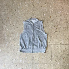 80s USA製 【Champion】 チャンピオン トリコタグ スウェット ジップアップ ベスト size.M