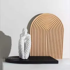 ウッドプレート 北欧風 ディスプレイトレー 天然木 木製 トレー ナチュラル 小物置き インテリア