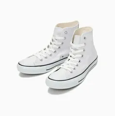 【SALE】【CONVERSE】LEA ALL STAR HI 1B907 WHITE ホワイト  コンバース レザーオールスター ハイカット 定番モデル コアカラー (JPN)日本正規品 メンズ レディース スニーカー 大人靴