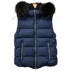 TATRAS グレー ダウンベスト ファー付き - メルカリ
