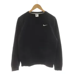 ナイキ NIKE スウェット トレーナー 長袖 S 黒 ブラック ロゴ /RR ■NI