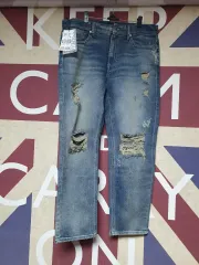 バッカルー デニム クロップドジーン Indigo デニム 34 サイズ