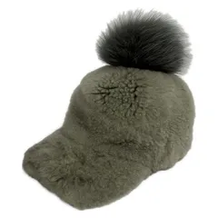 KARL DONOGHUE カールドノヒュー ラビットファー帽子 Karl Donoghue（カールドノヒュー） ベースボールキャップ FEATHER