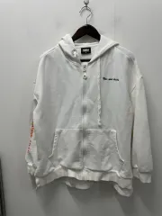 アラビアヴィンテージ NBA 白 起毛 フードジップアップ XS