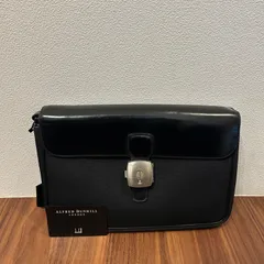 訳あり dunhill ダンヒル メンズ クラッチバッグ セカンドバッグ 鍵付き