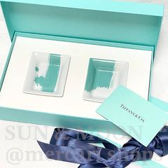 新品 非売品 ティファニー（TIFFANY&Co.）小皿ミニトレイ 2個セット
