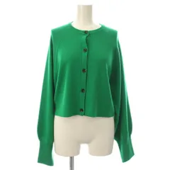 ジャーナルスタンダード レリューム JOURNAL STANDARD relume カーディガン ウール F 緑 グリーン 長袖 クルーネック クロップド丈 /JP