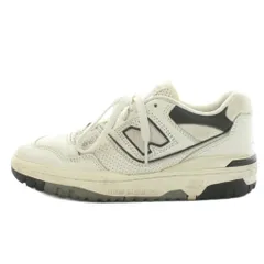 ニューバランス NEW BALANCE BB550LWT スニーカー シューズ 24.0cm 白 ホワイト 黒 ブラック /AN31 ■ES