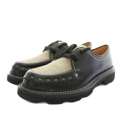 リーガル REGAL チロリアンタイプシューズ カジュアルシューズ レザー ハラコ 箱付き 23 黒 ブラック ベージュ NC22C F13N /YT