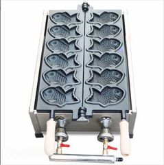 中古】電気式鯛焼き機☆8匹x1☆サーモ付き☆7ヶ月使用☆単相100V☆程度