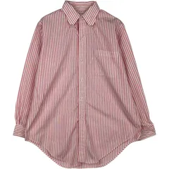 古着 90年代 ブルックスブラザーズ Brooks Brothers MAKERS 6ボタン 長袖 ボタンダウンストライプシャツ USA製 メンズM相当/eaa621238