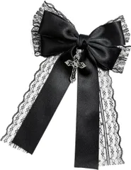 ヘアアクセサリーヘアリボン 5色 バレッタ ヘアクリップ 大きめ 髪留め おしゃれ ヘアピン ウェディング ヘッド 髪飾り 結婚式 地雷系 量産型