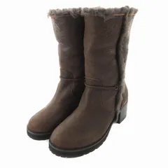 センソユニコ Senso unico T.B ファー付きブーツ 60  33 茶 04218605