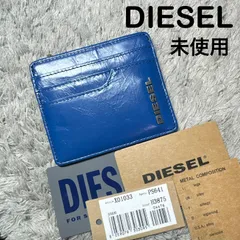 【未使用】DIESEL ディーゼル カードケース 名刺入れ レザー