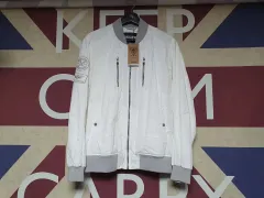 バックール アウター ジャケット M 95 L 100 XL 105 白