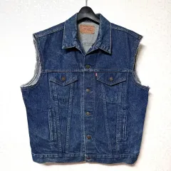 XL 105 リーバイス デニム ベスト ベスト ジャケット usa