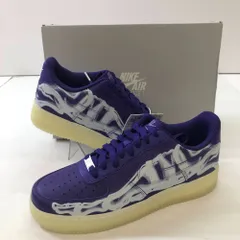 04w6499∞※【中古】 NIKE AIR FORCE 1 '07 SKELETON QS ナイキ エアフォース 1 ’07 スケルトン QS CU8067-500 コート パープル-ホワイト 28cm スニーカー 【八王子店】