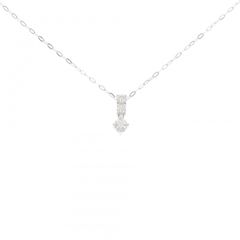 1.115ct 天然ダイヤモンド ネックレス K18 中宝ソ - メルカリ