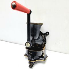 美品！【SPONG】№1 鋳物手動式コーヒーミル テーブル固定 受皿付 動作 