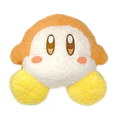 新品 ふわふわなぬいぐるみ 星のカービィ ワドルディ ふわふわ もっと BIG ぬいぐるみ 約30×40×40cm ディスカバリー 特大 公式 グッズ… (ワドルディ)