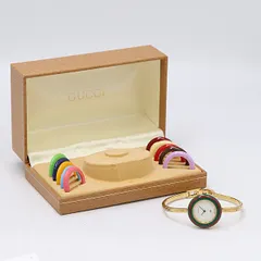 【超美品】GUCCI グッチ 腕時計 チェンジベゼル 1100-L 希少品 箱有 GUCCI - 【超美品】GUCCI グッチ 腕時計 チェンジベゼル 1100-L 希少品