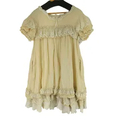 ユーズドフルギ USED古着 レース刺繍 フリルワンピース レディース JPN：S 