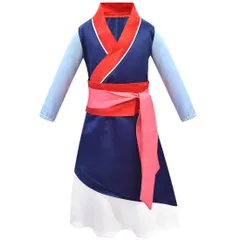 新品 [Dressy Daisy] プリンセス 戦士 幼児 子供 女の子 キッズ コスチューム 中国の伝統衣装 漢服 レディヒーロー ハロウィン コスプレ ファンシー パーティー 衣装 サイズ 8～9歳