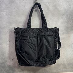 PORTER × Stussy 別注 2WAY トートバッグ ナイロン 黒 大容 - メルカリ