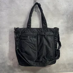 PORTER タンカー トートバッグ ブラック 2way ショルダーバッグ Black box1-832
