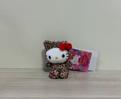 ハローキティ レオパード ぬいぐるみ キーホルダー