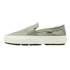 VANS スニーカーVANS ヴァンズ バンズ【箱なし】SKATE STYLE 53 スケート スタイル53 ローファーEMBOSSED SUEDE GREY エンボスド スエード グレー パイソン灰 型押し ヘビ柄 モノトーン メンズ スニーカー