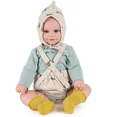 リアルドール baby 布の体 doll 赤ちゃん人形 男の子 新生児 リアル 40CM ベビードール 育児練習 ビニール プレゼント リボーンドール ドールセラピー ROERHE