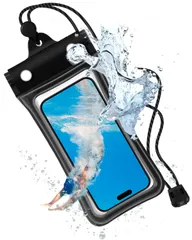 高透過率画面 水中撮影可能 iPhone タッチ操作円滑 17 対応 16e 16 iphone防水ケース 15 顔認証/指紋認証 14 Android 防水ケース に対応 スマホ 7.2インチ以下全機種｜海/プール/お風呂/温泉/水泳/潜水/釣り/首かけスト