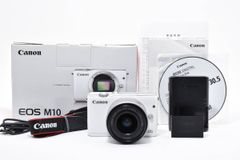 Canon EOS M10 ダブルレンズキット ホワイト セット - メルカリ