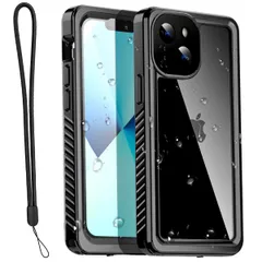 AICase 防水ケース iPhone 13 (6.1インチ)用 防雪 防塵 耐衝撃 IP68認定 フルボディ保護 完全密封 水中保護カバー Apple iPhone 13 6.1インチ用