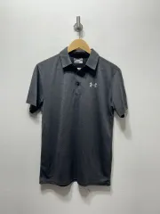 UNDER ARMOUR アンダーアーマー 機能性 半袖 ポロTシャツ グレー スポーツ M