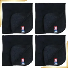 【新品】 ハンカチタオル 4枚セット 今治産 今治タオル 認定 カラフル14色 薄手 日本製 22×22cm ブラック コットン 綿100％ 吸水 速乾 タオルハンカチ 贈り物 誕生日 記念日 出産 内祝い お友達 お客様 プレゼント 薄さと軽さが絶妙 1