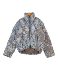 DIESEL ディーゼルキルティング ダウンジャケット ブルー系 - メルカリ