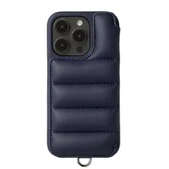 【 DEMIU デミュウ 】 〔 iPhone対応 15Pro用 〕 スマホケース 携帯カバー 背面 手帳型 本革 プレゼント ギフト バロン BALLON 〔 ディープブルー 〕