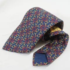 エルメスネクタイHERMESシルク幾何学柄総柄ネイビーレッドフランス製高級ハイブランドブランドネクタイビジネススーツメンズ紳士通勤営業会食式典結婚式二次会成人式卒業式入学式パーティーフォーマルジャガード大剣幅9cm美品おしゃれ上品人気セレモニーギフト通年