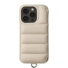【 DEMIU デミュウ 】 〔 iPhone対応 15ProMax用 〕 スマホケース 携帯カバー 背面 手帳型 本革 プレゼント ギフト バロン BALLON 〔 ベージュ 〕